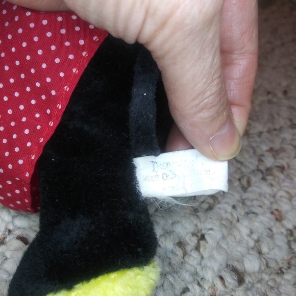 Vintage Disneyland Souvenir Plush Mickey & Minnie Set - Picture 4 of 8